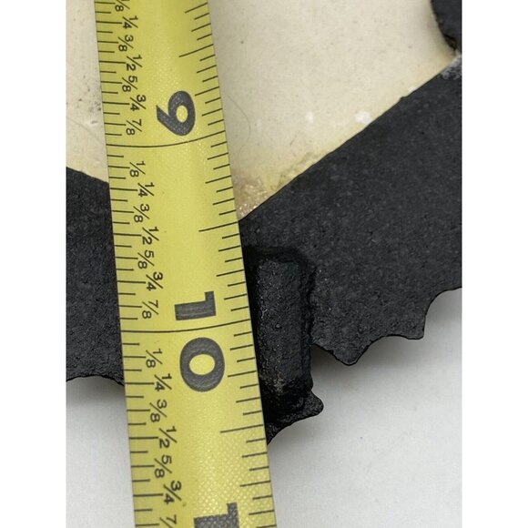 Vtg Cast Iron & Ceramic Trivet Lego Japan‎ 1970s Peach Fruit On White - Picture 7 of 10